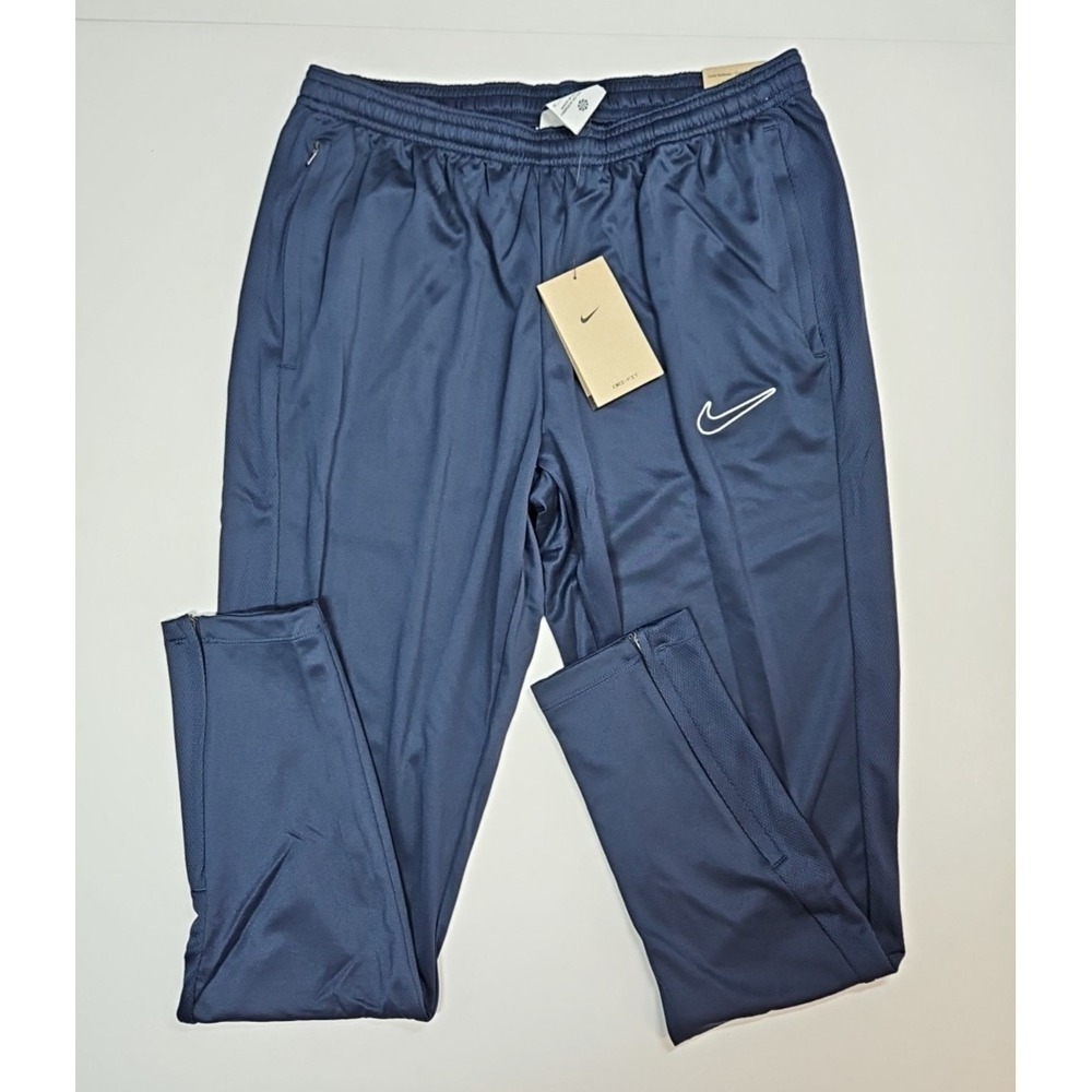 Nike Dri-FIT Academy‎ 23 Womens Blue Soccer Pants Ankle Zip Size Medium NWT